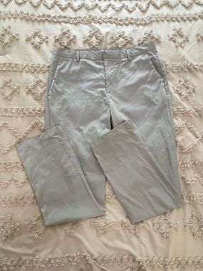 Calvin Klein Men's Light Gray Dress Slacks